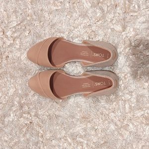 TOMS Flats Neutral Beige Rose Gold